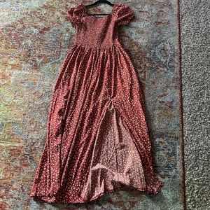 Shein maxi dress with slit in front